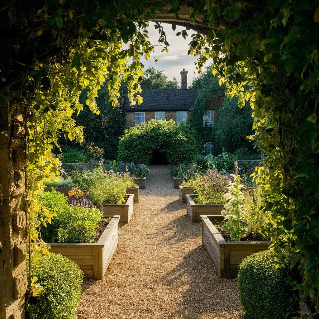 accessible English country garden