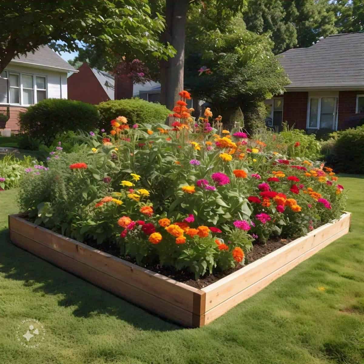 raised flower bed picture