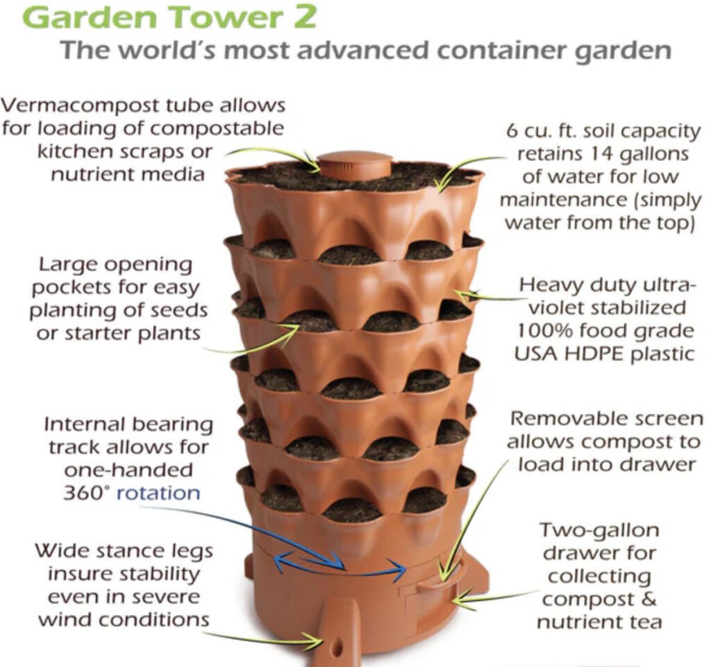 Garden Tower Project accessibility