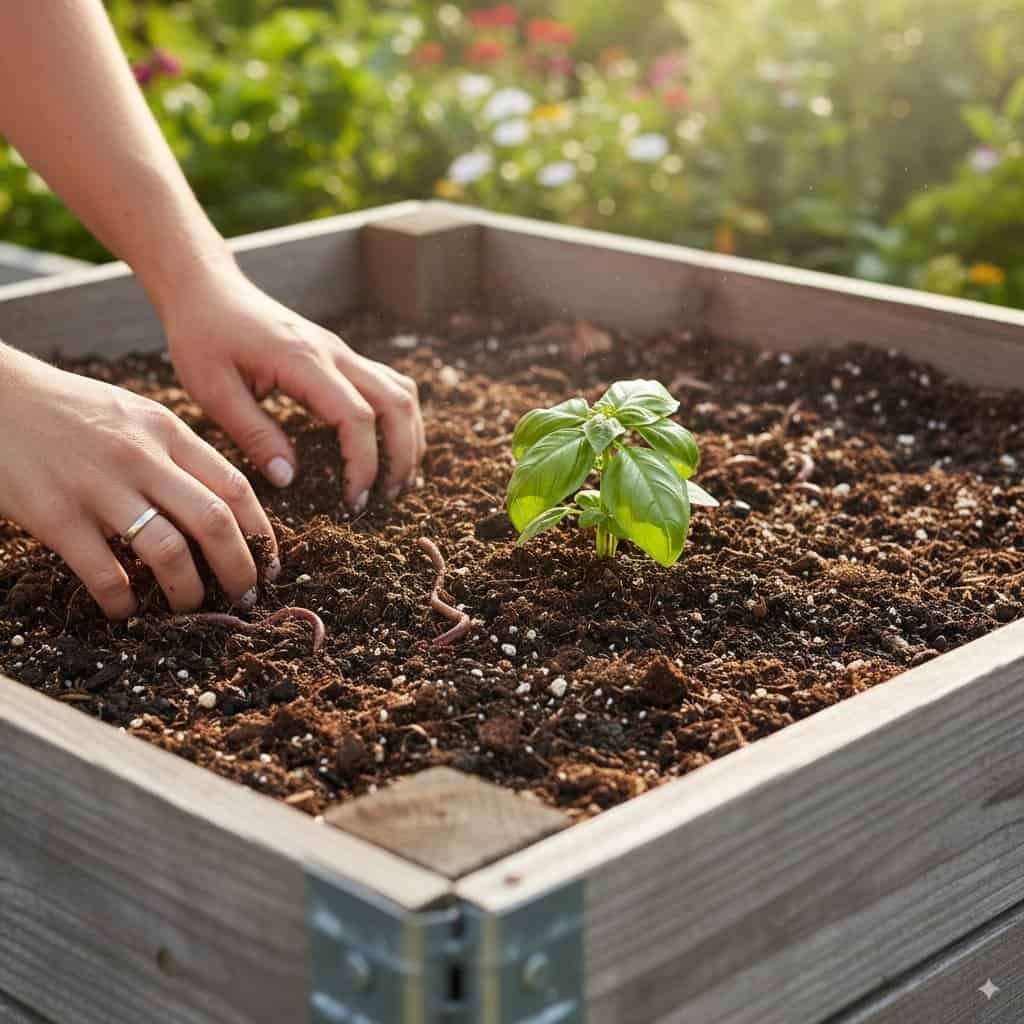raised beds optimal soil