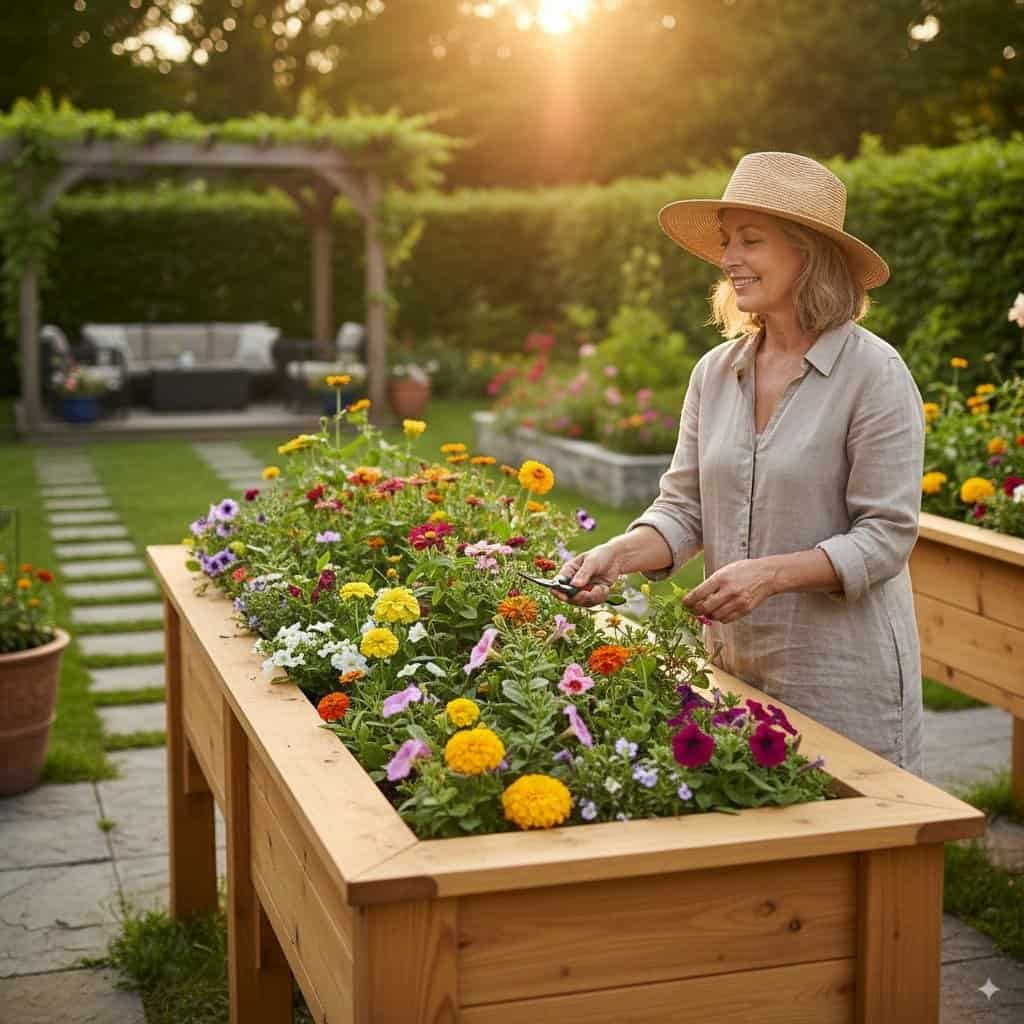 raised beds comfort ergonomical