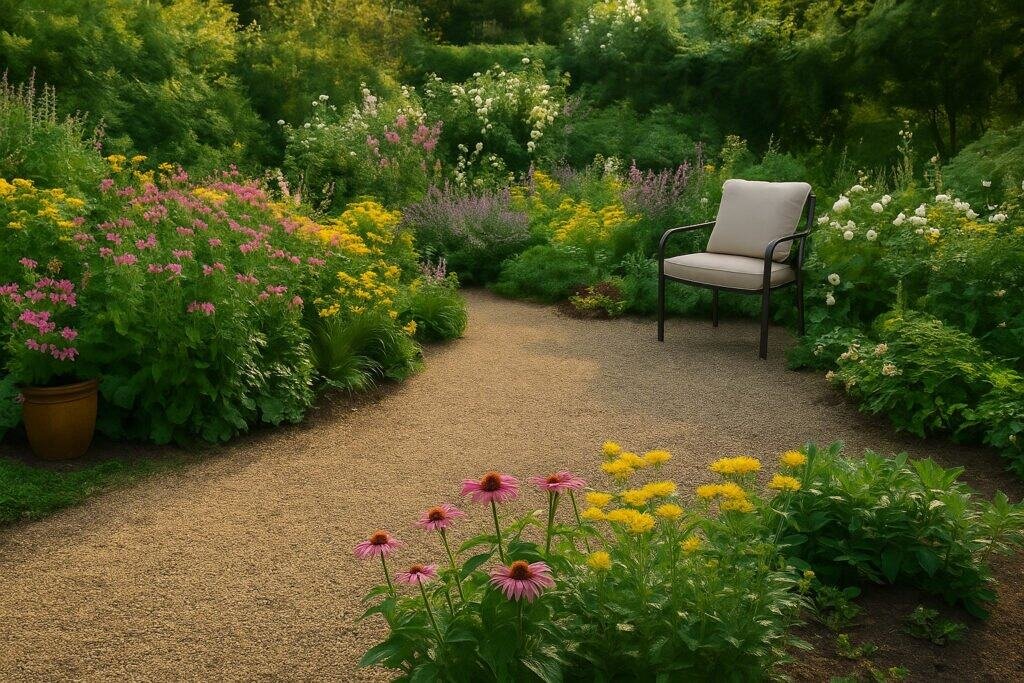 Wheelchair-Accessible Gardening Wide paths