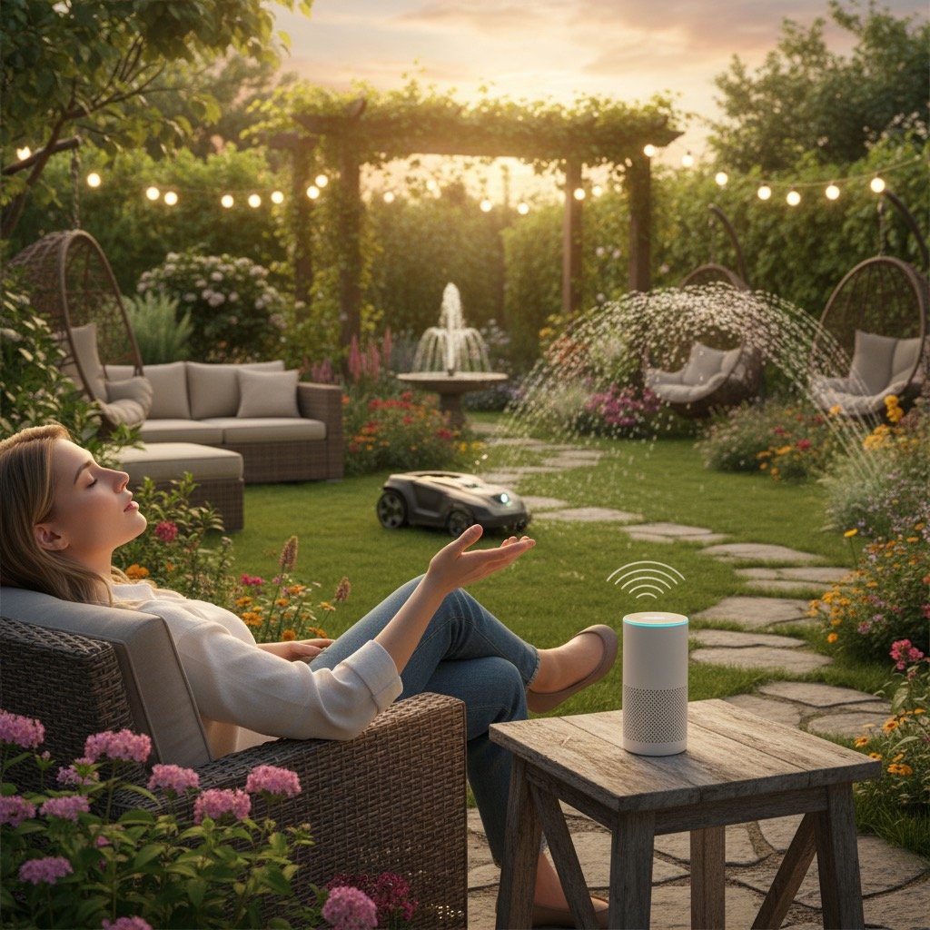 smart gardening devices voice controlled assistants